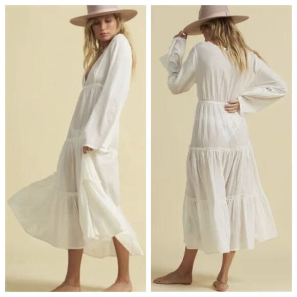 NWT Billabong x The Salty Blonde Women's Wander Lust Beach Cover Up Size M - Picture 2 of 11